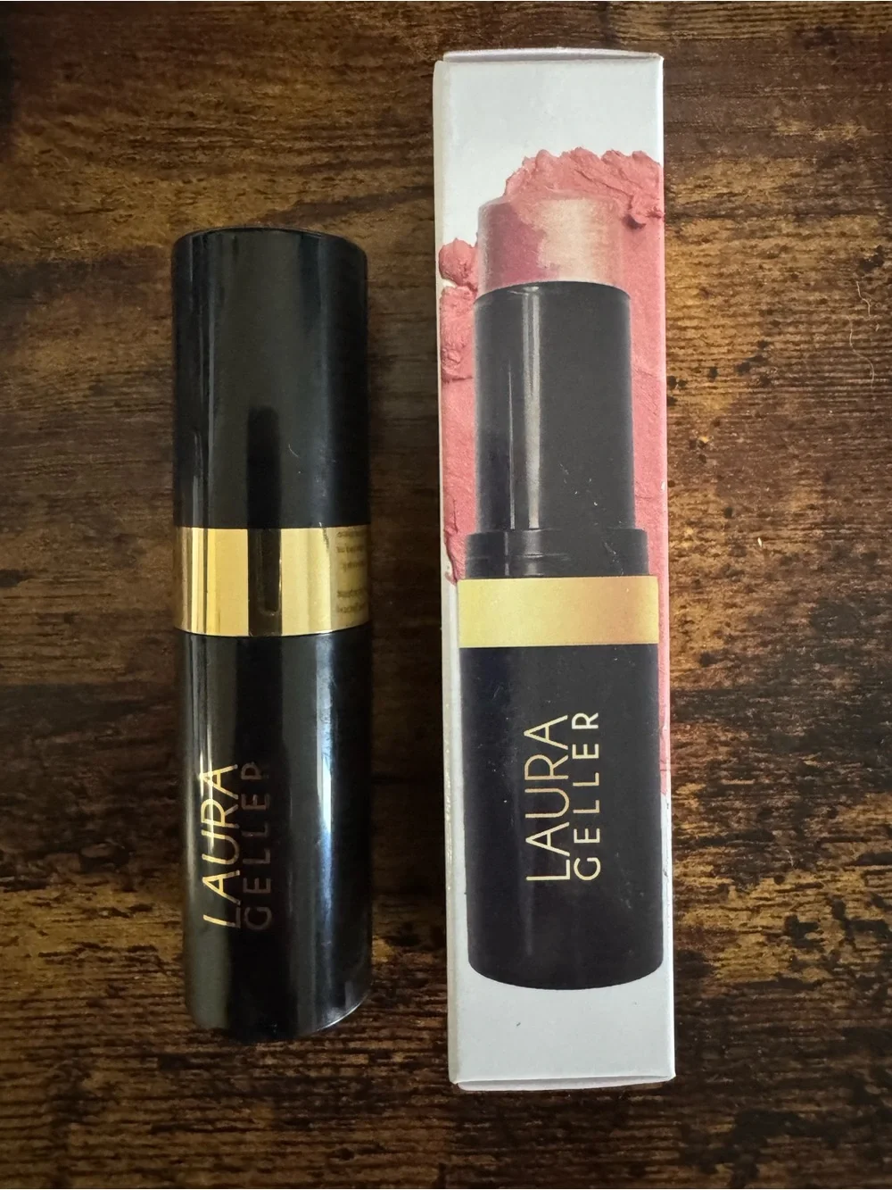 Laura Geller Marble Blush Stick – Shade Dolce Vino - Natural Berry Color - NIB